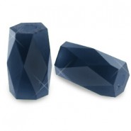 Top Facet kralen tube 2.5x3mm Montana blue